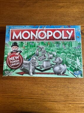 Monopoly New Token Lineup Game Sealed
